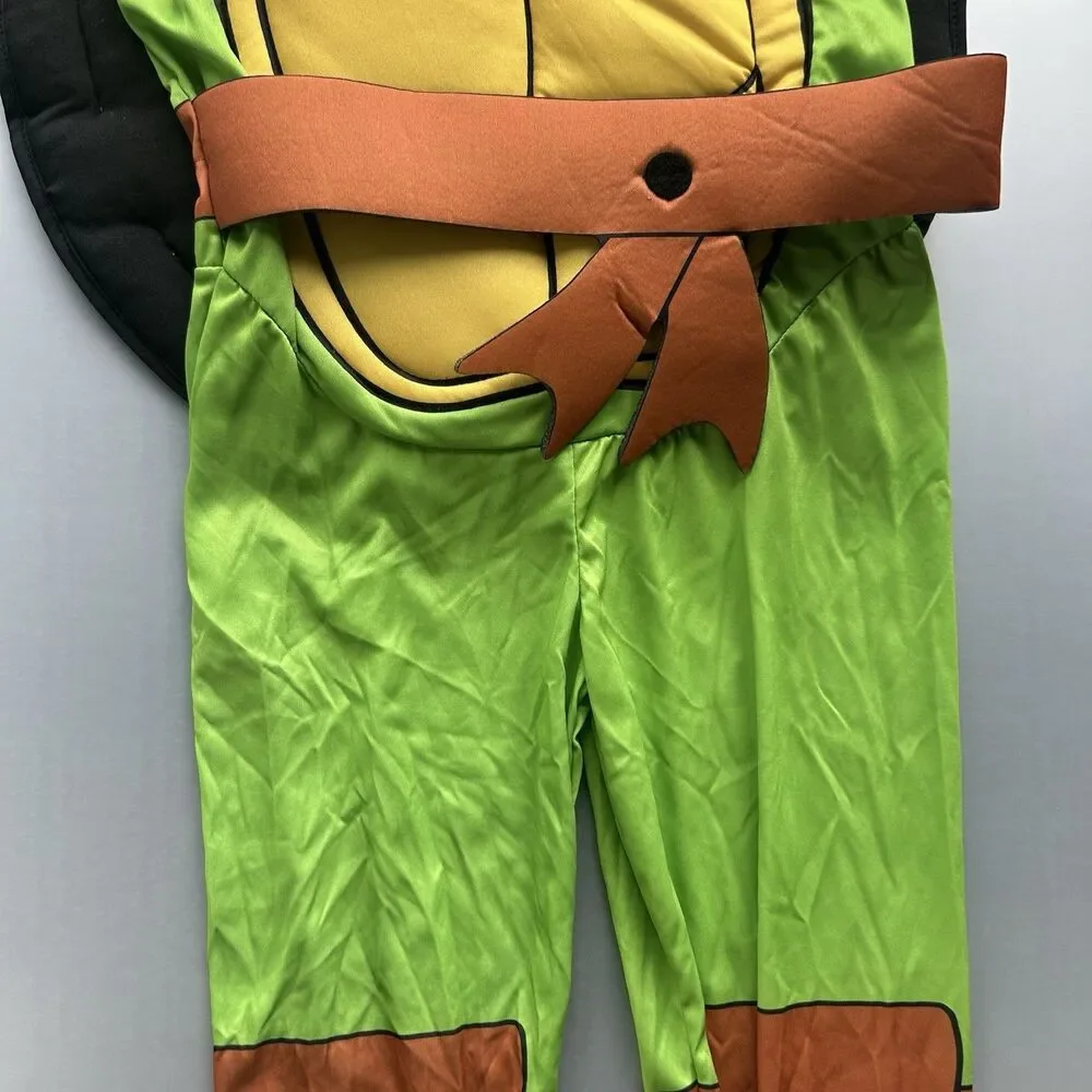 Michelangelo Teenage Mutant Ninja Turtles Halloween Costume Boys M 7-8 NO BUCKLE